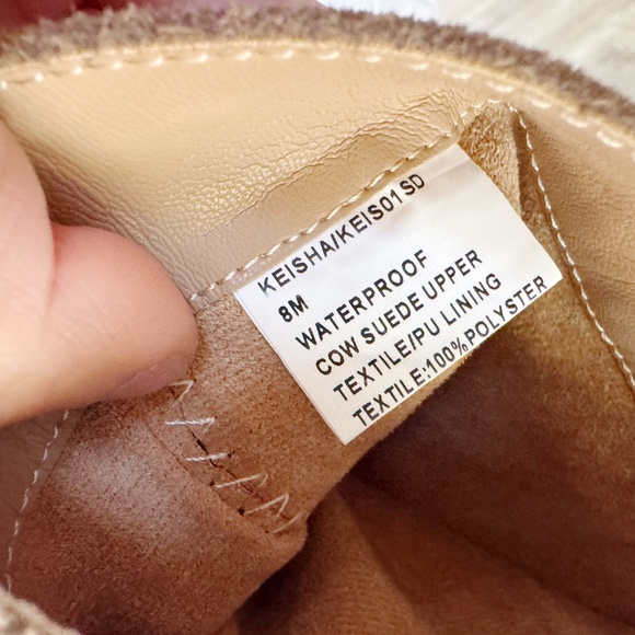 Blondo Keisha Tall Suede Waterproof Boots Size 8 New - Picture 6 of 7